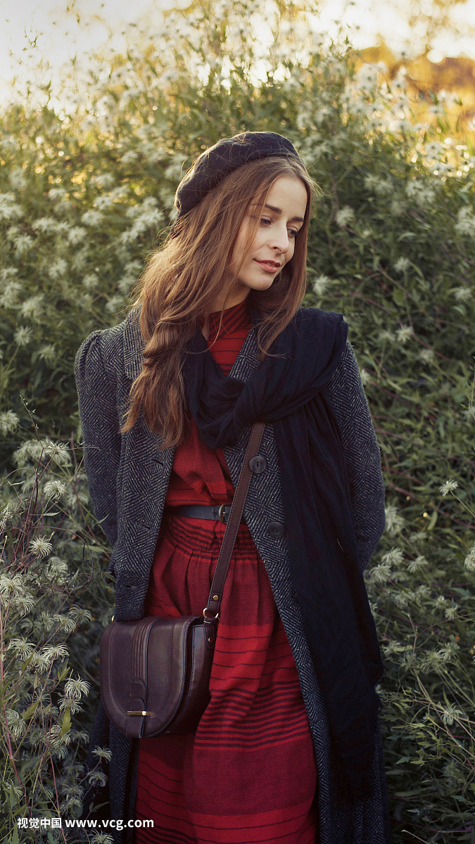 Woman walking in the park