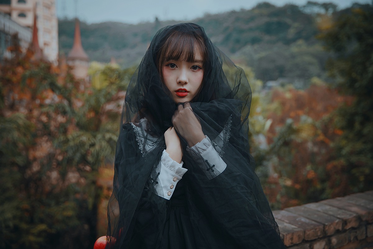 刘海美女的公主魔法系列写真(1)