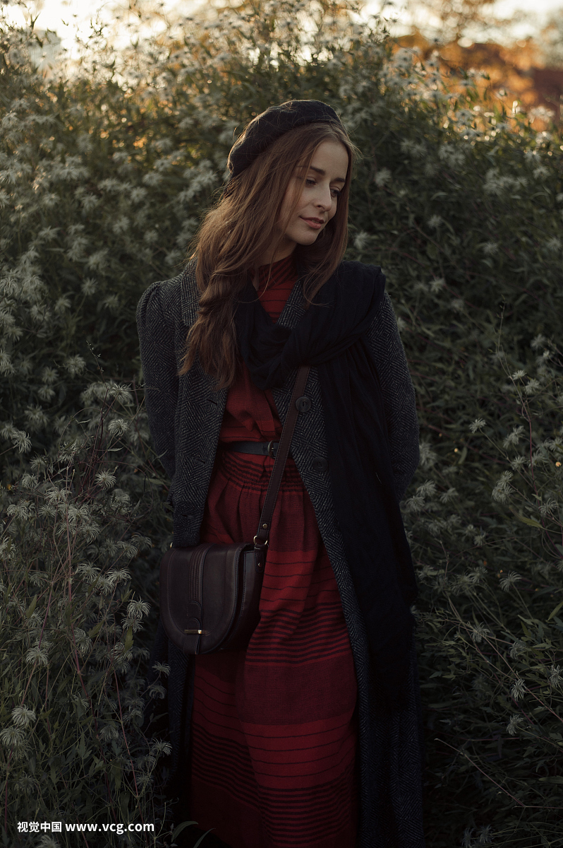 Woman walking in the park